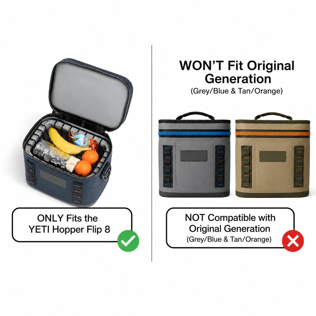 Yeti Hopper Flip 8 Cooler Basket - Dry Goods Wire Tray Accessory