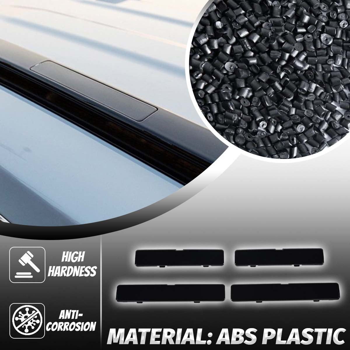Toyota RAV4 XA50 Roof Rack Rails Cover 2019-2024 - Luggage Center Guard
