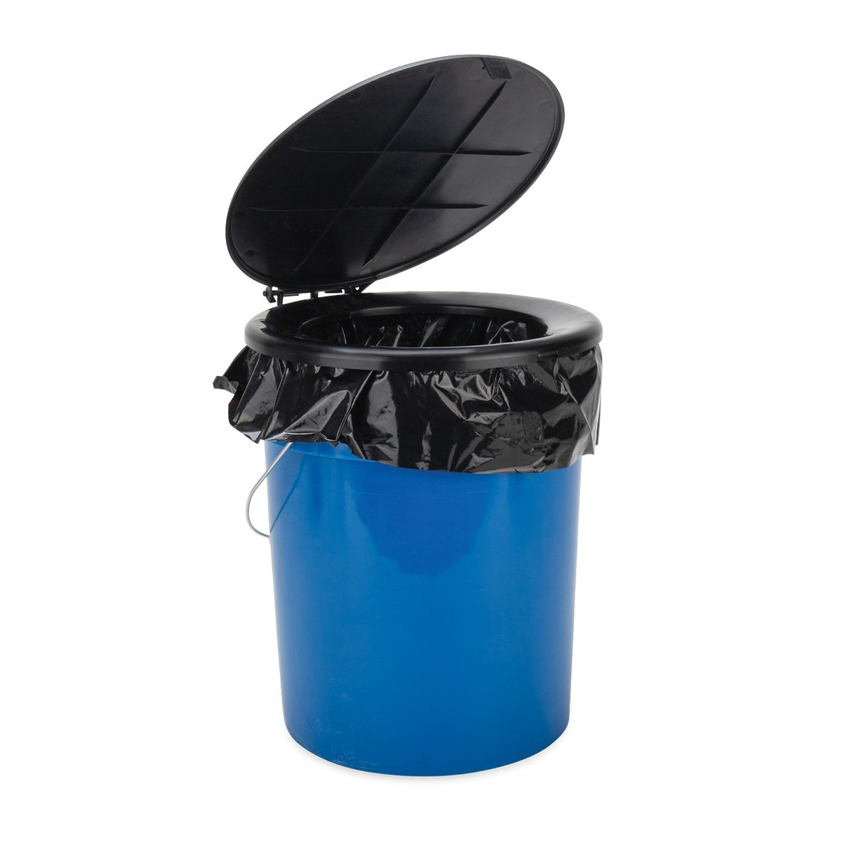 Portable 5 Gallon RV Toilet Bucket Kit with Seat and Lid