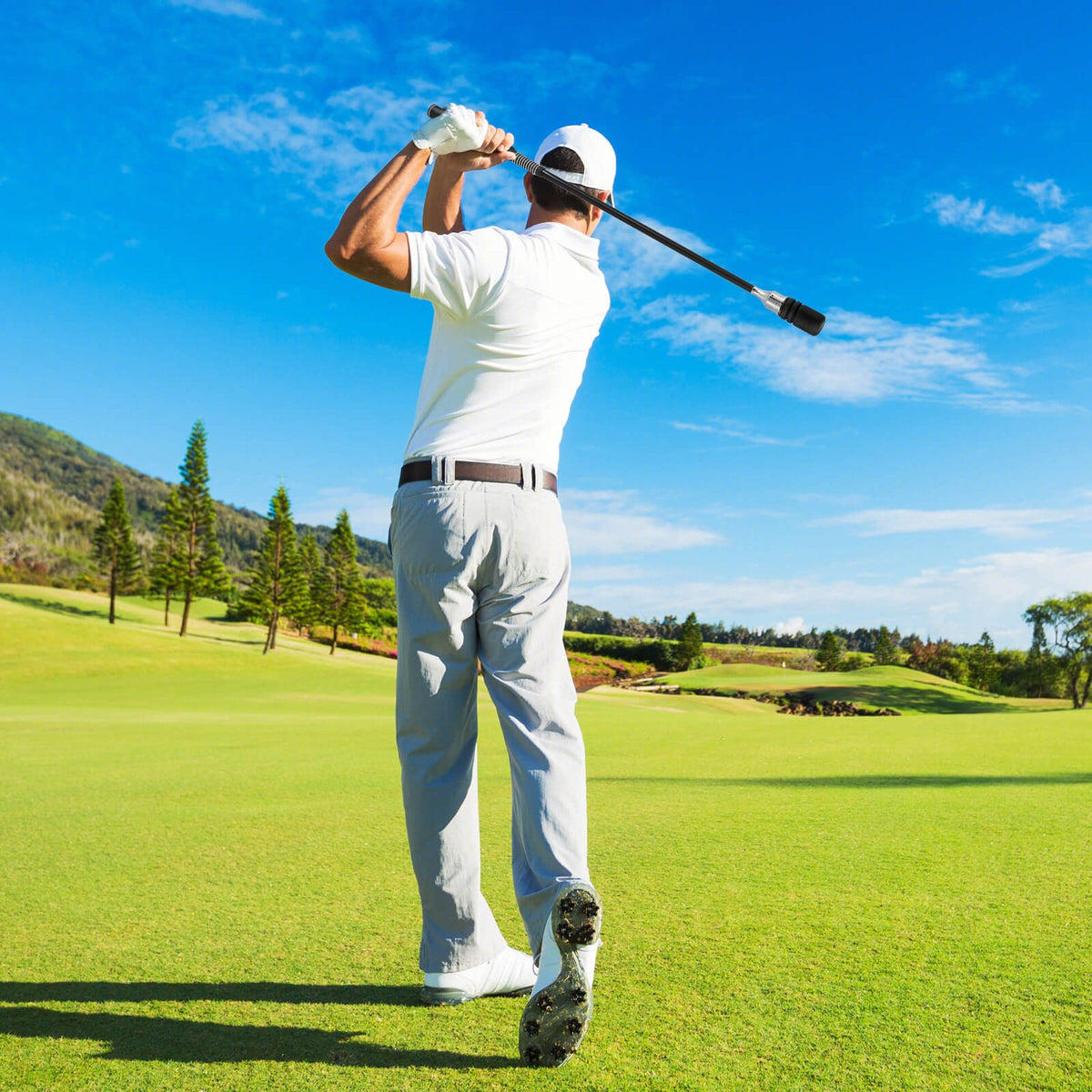 Golf Swing Trainer Click Stick for Speed and Flexibility Improvement