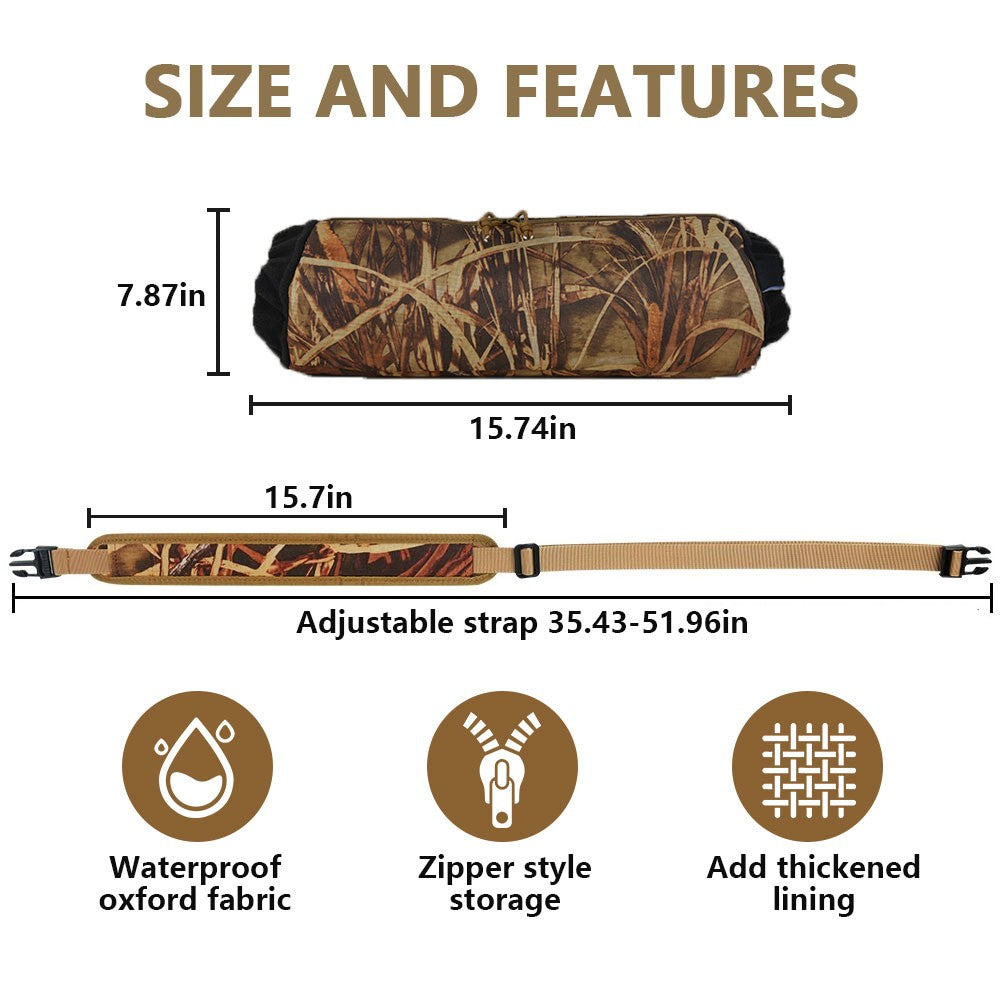Tactical Hand Warmer with Fleece Lining and Zipper Pouch for Hunting