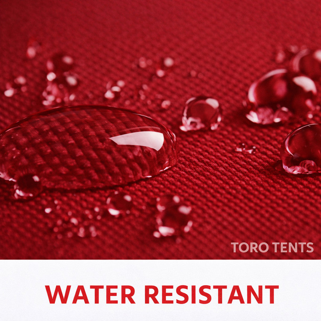 10 x 10 Red Replacement Canopy Tent Top Cover for EZ Up Instant Shelter