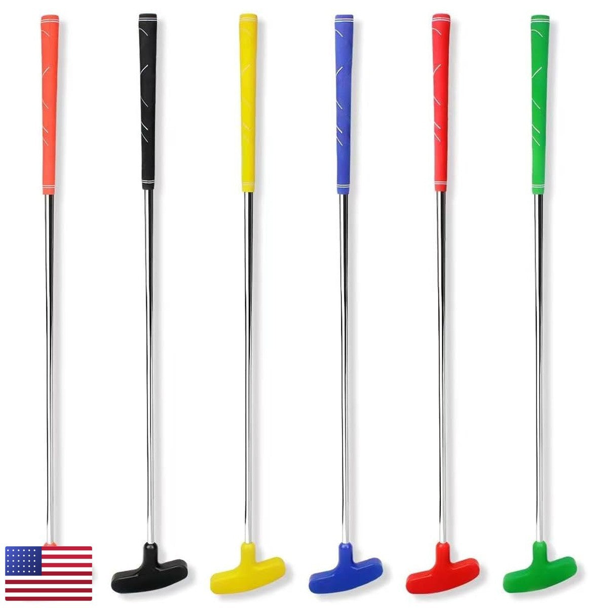6-Piece Dual Left & Right Handed Golf Putter Set 25-35 Inch