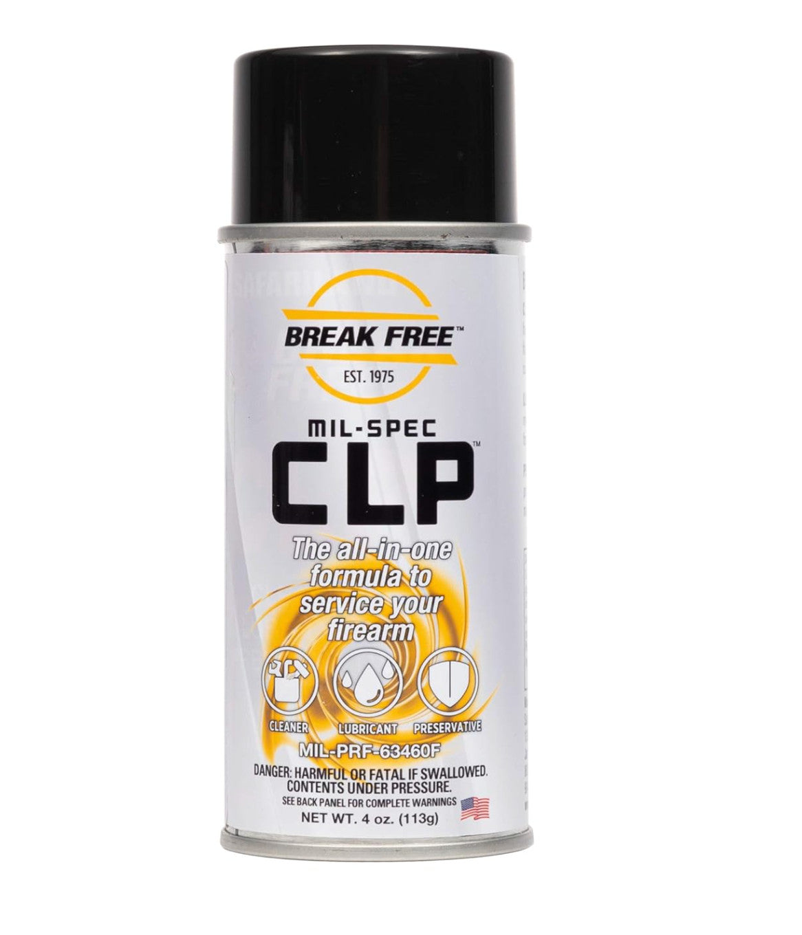 Gun Lubricant Cleaner Protectant 4 oz with 100 Swabs & 200 Patches