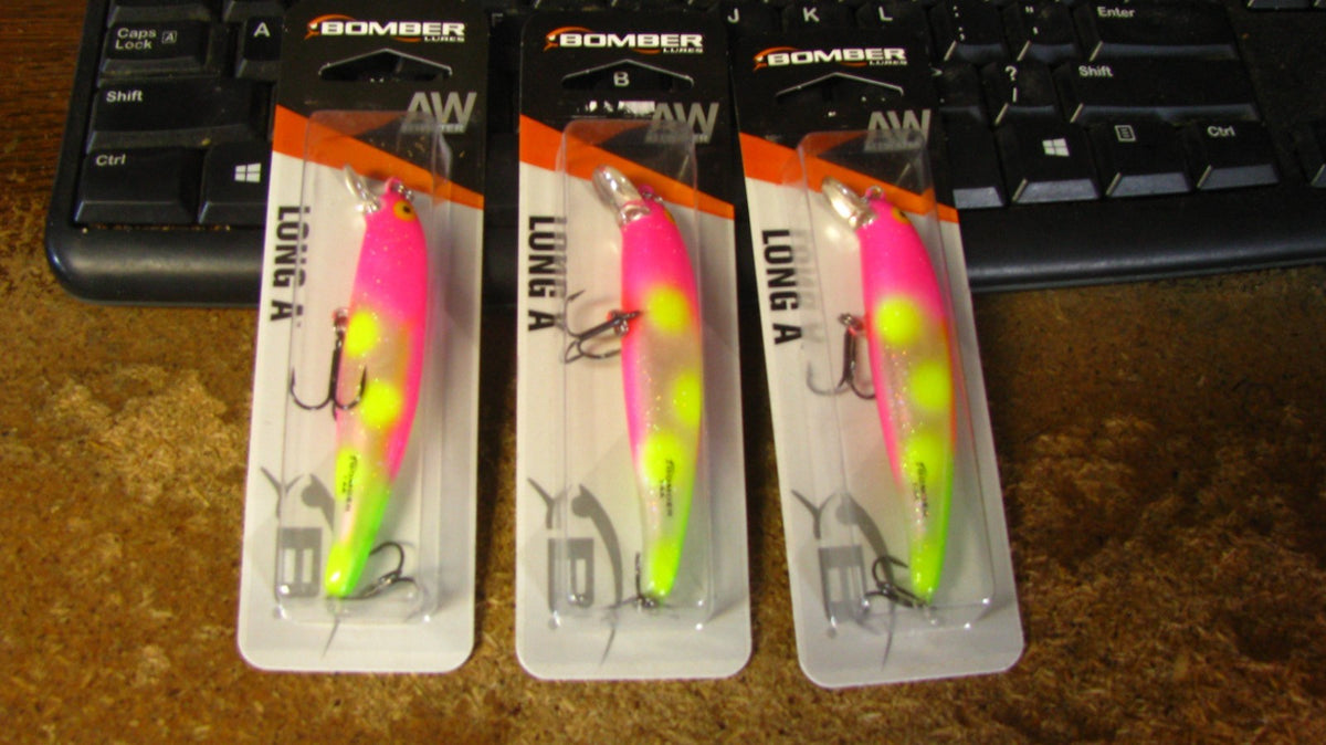 Bomber Long A Crankbait - 3.5 Inch, 3/8 oz, 3 Pack, Free Shipping