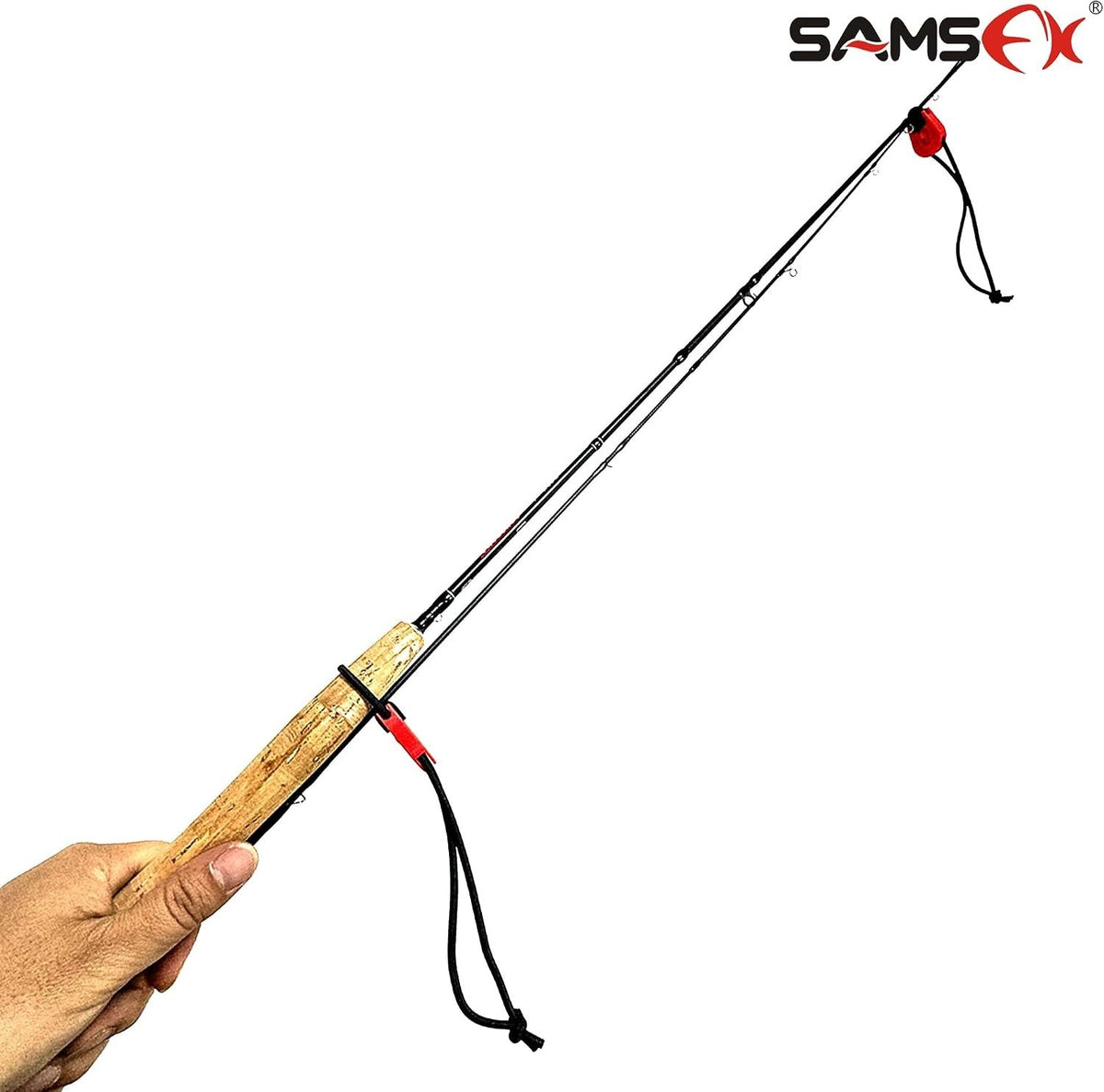Adjustable Fishing Rod Straps Pack of 8 with Color-Coded Elastic Bands