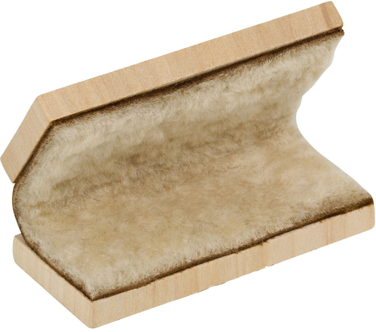 Fly Line Cleaning Tool with Sheepskin and Hardwood Handle - Fly Fishing Accessory