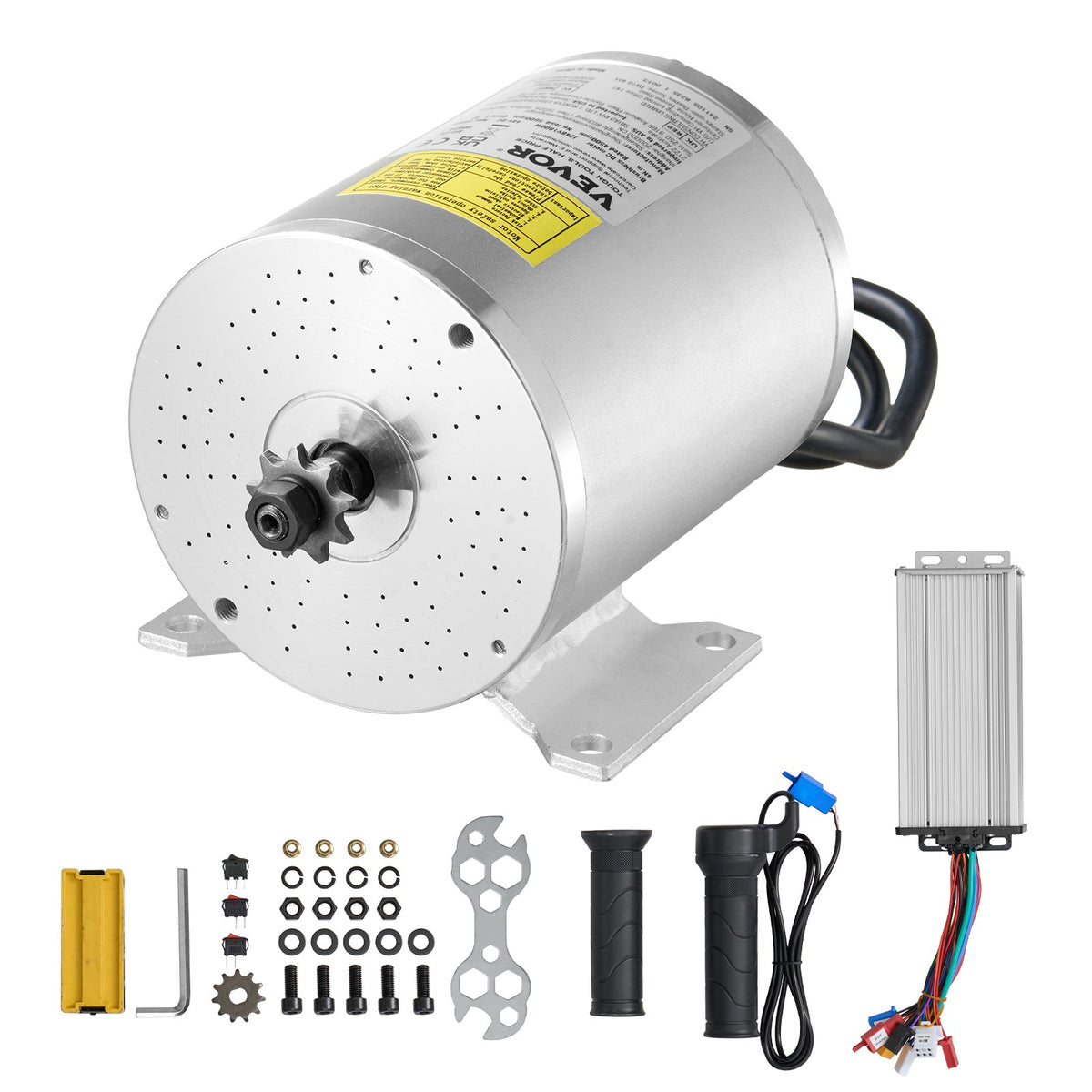 1800W Brushless DC Motor Kit for Electric Bikes and Scooters 48V