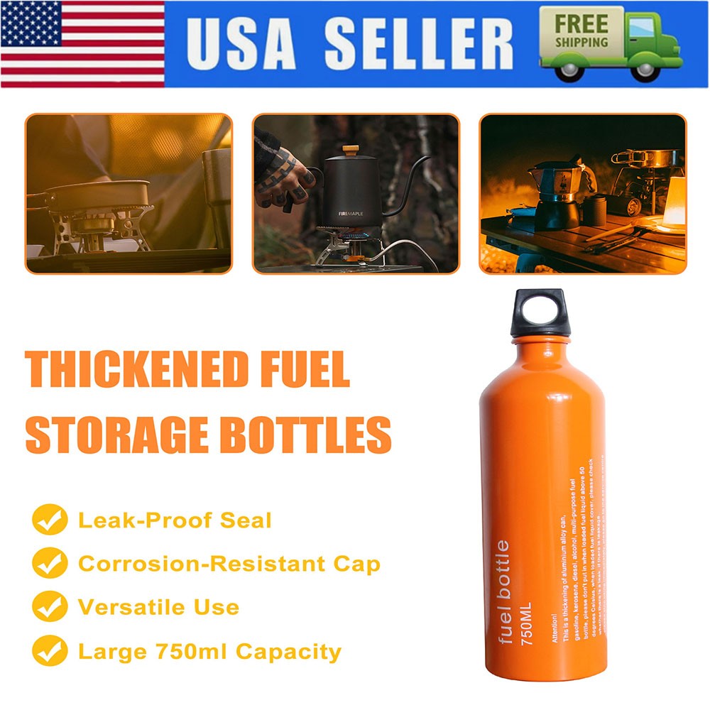 Motorcycle Gas Oil Fuel Bottle for Outdoor Camping Safety