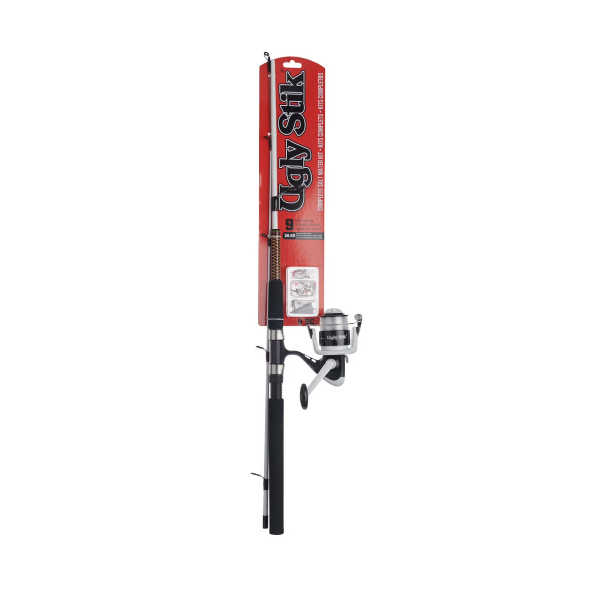 Saltwater Spinning Fishing Kit with 7' Medium Heavy Rod & 50 Size Reel