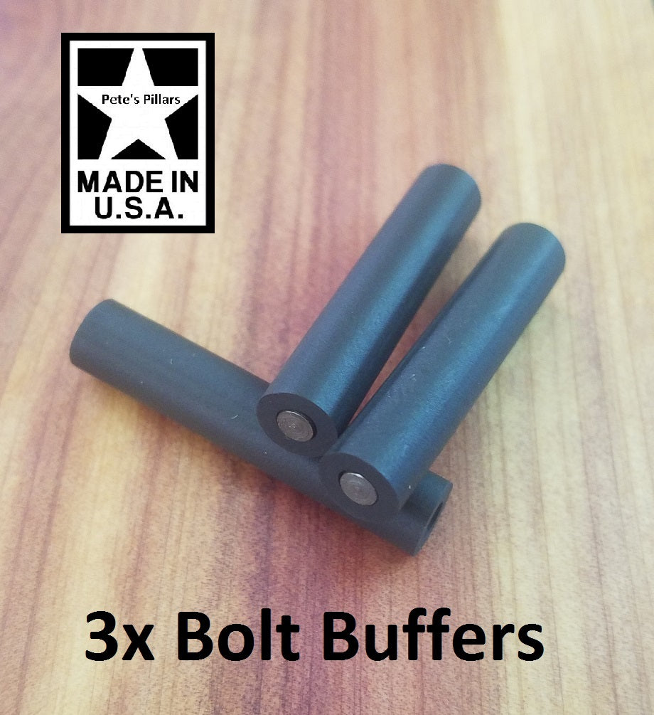 3 Viton & Stainless Steel Recoil Bolt Buffer Pins for Ruger 10/22 & Clone Platforms