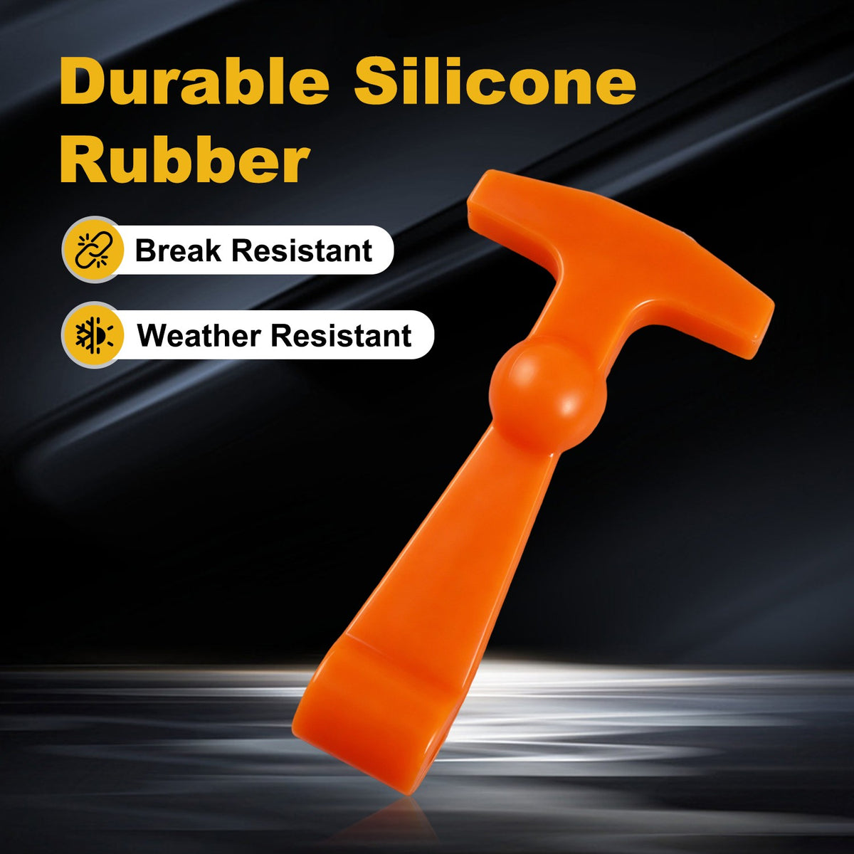 Set of 2 Orange Silicone Cooler Latches Compatible with Yeti RTIC & More