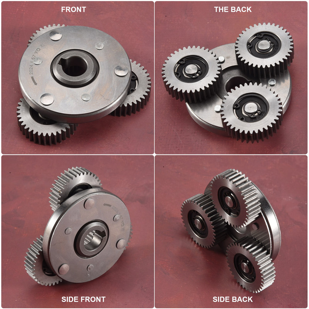 36T 38mm Steel Planetary Gear with Clutch for Electric Bike Motor Replacement