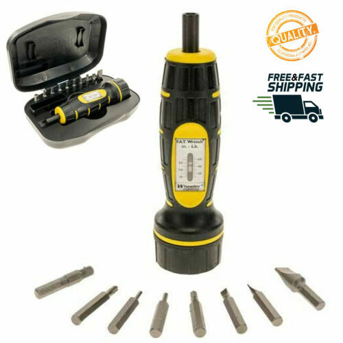 Adjustable Torque Wrench with 10-Bit Screwdriver Set for Firearm Maintenance