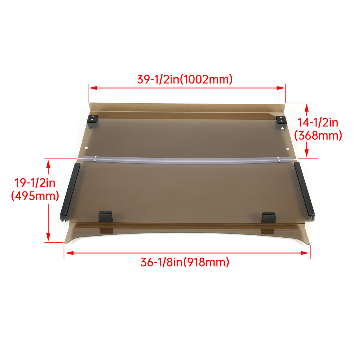 Folding Tinted Golf Cart Windshield for Yamaha Drive 2 2017-UP