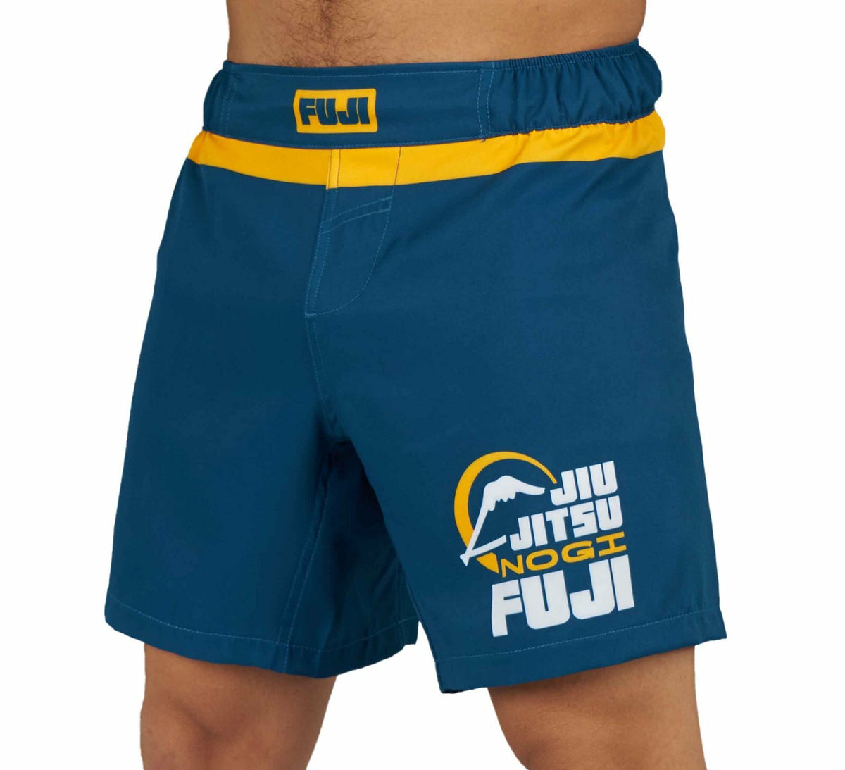 Grappling Fight Board Shorts for MMA BJJ No Gi Competition - Navy Blue