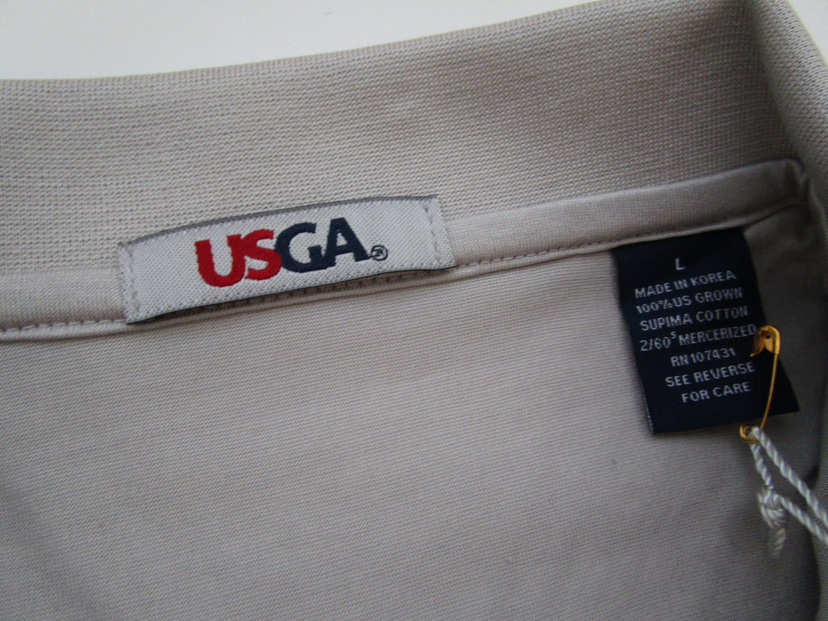 Men's Large USGA Polo Shirt - Golf Style Supima Cotton, 122nd US Open
