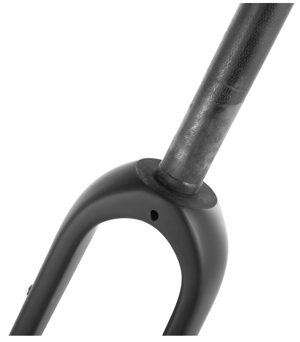 700C Carbon Fiber Gravel Bike Fork 1-1/8 Disc Brake Thru-Axle Black