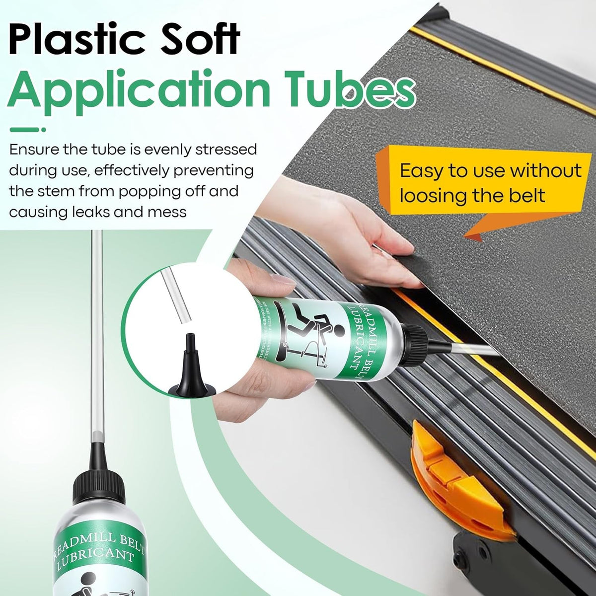 Treadmill Belt Lubricant Silicone Oil 240ml - High Temperature Resistant