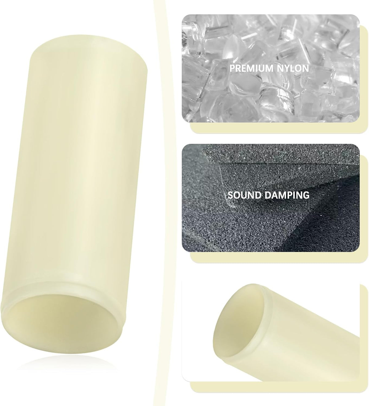 8PCS Trailer Leaf Spring Bushings Kit with 9/16 Inch ID for Suspension Adjustment