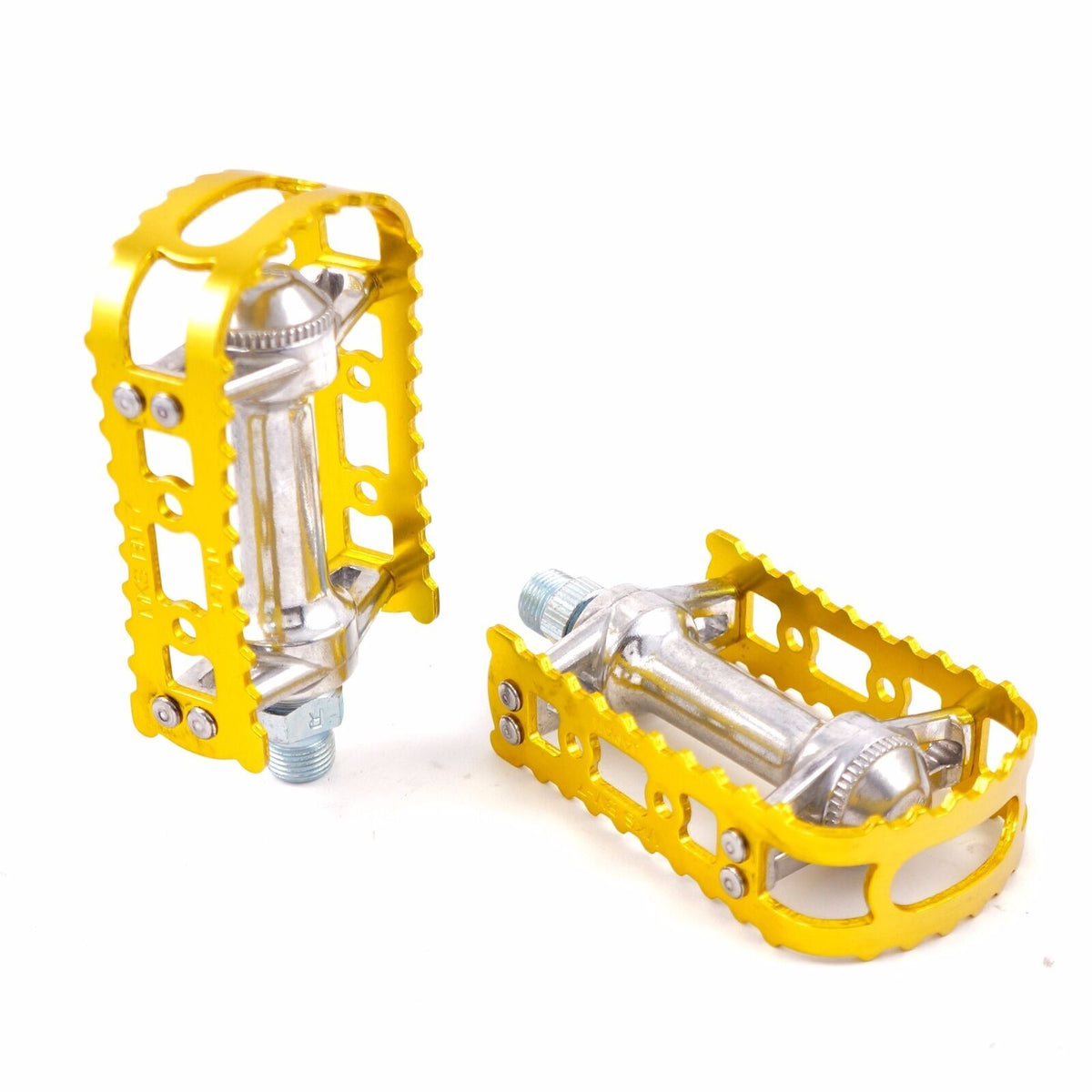 Alloy MTB BMX Flat Pedals - Anodized 9/16 Inch Spindle Cycling Parts