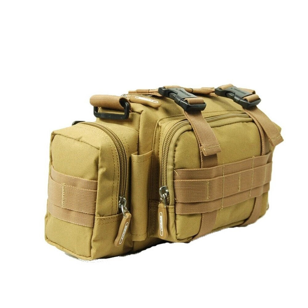 Military MOLLE Waist Pack Waterproof Tactical Gear with Multiple Pouches