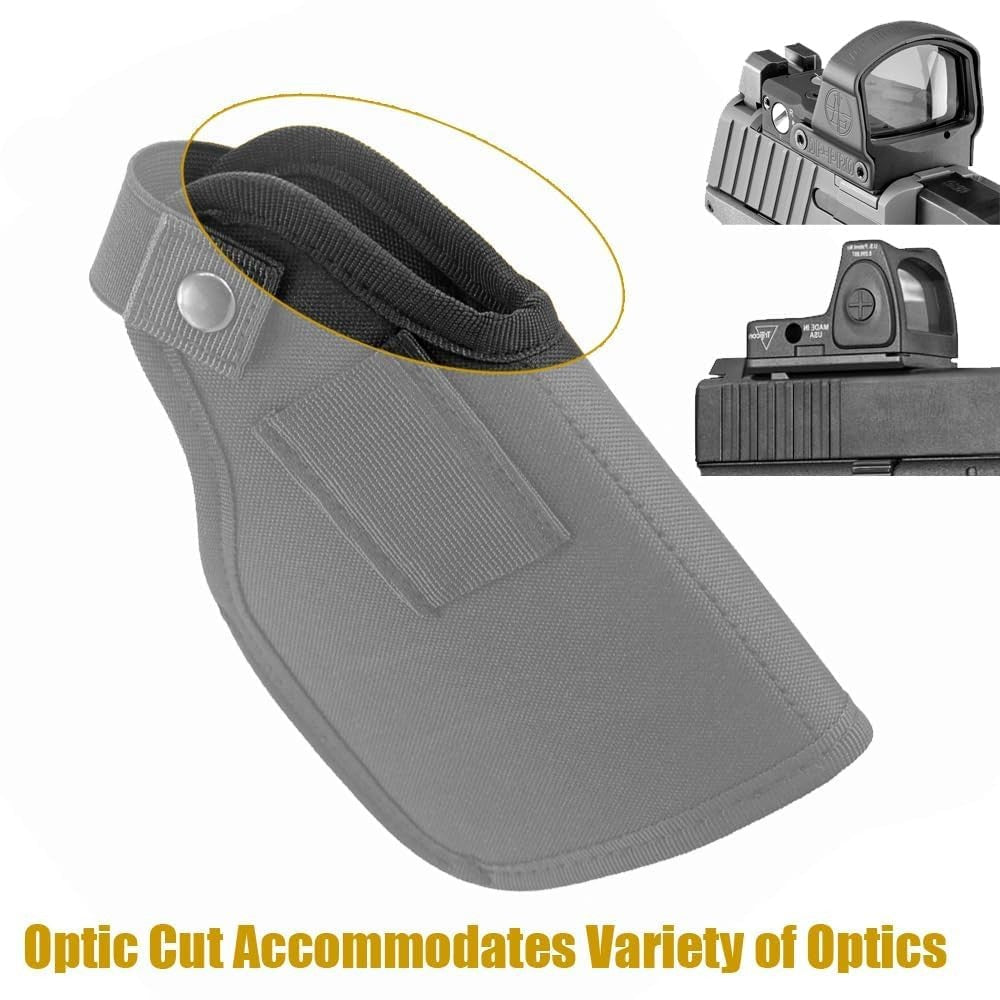 Concealed Carry IWB Holster for Handgun with Optic Laser Light Fit