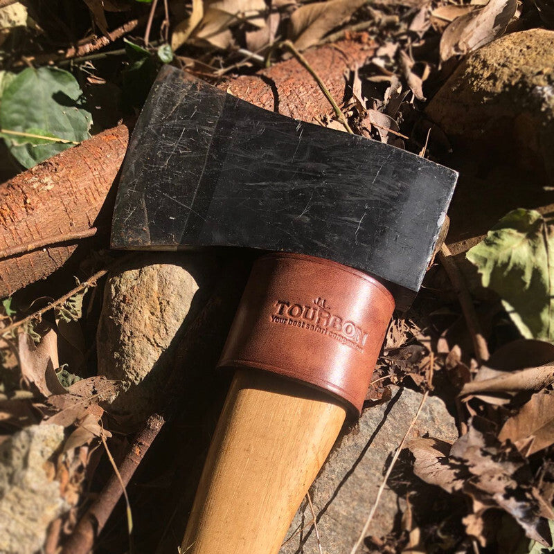 Leather Axe Holster Tool Belt Pouch for Hunting & Camping Gear