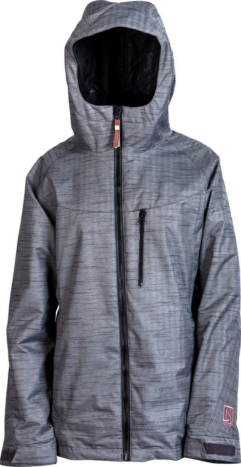 Women's Snowboard Jacket with Faux Fur Lining - Flint Grey, Small