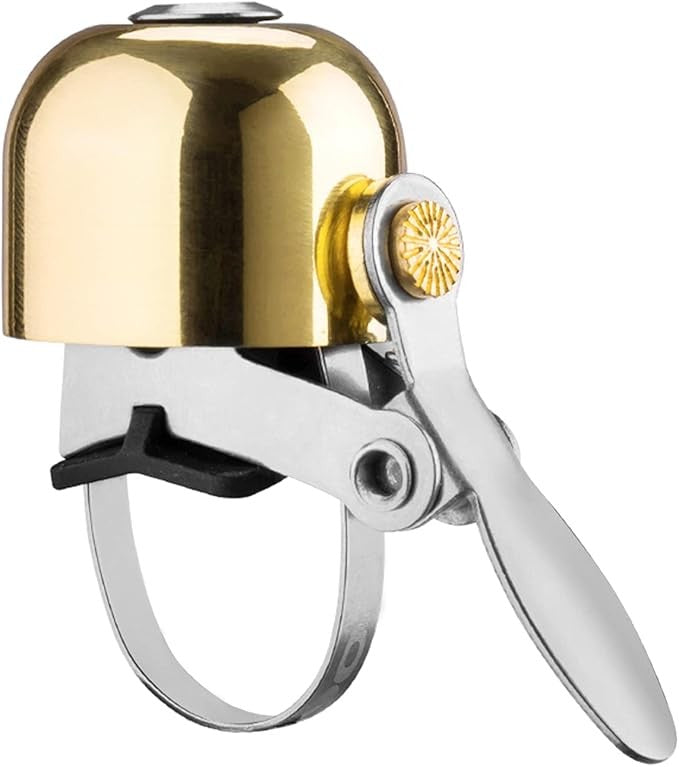 Vintage Stainless Steel Bicycle Bell Loud Ring Handlebar Accessory