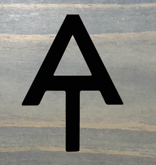 Hiking Mountain Trail Appalachian Trail Decal Sticker for Car and Outdoor Gear