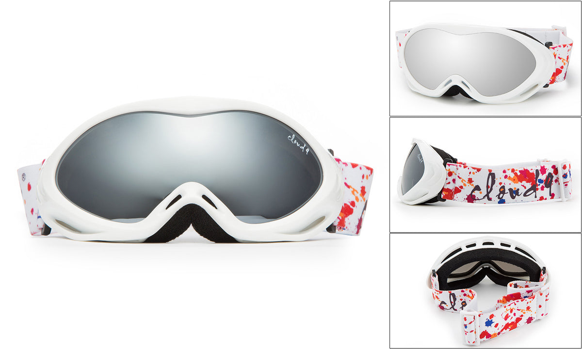 Kids Snow Ski Goggles Dual Lens Youth Ski Goggle with Pouch - Multiple Colors