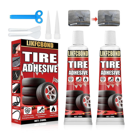 20ML Tire Repair Adhesive Kit - Rubber Cement for Sidewall & Puncture Repair