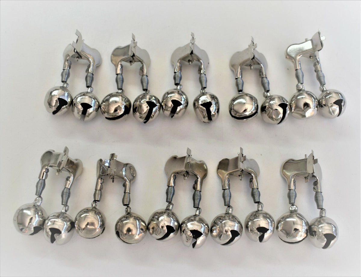Fishing Bell Clips - Double Spring Clip Design for Rod Tip Alerts, Pack of 10