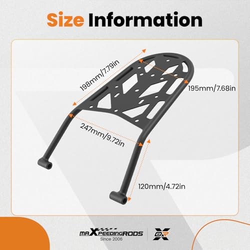 Motorcycle Luggage Rack for Kawasaki KLX250S KLX300 Enduro - Rear Cargo Rack