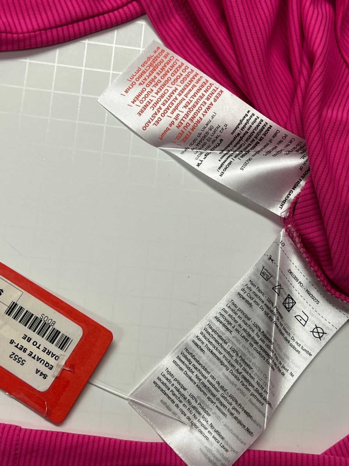 Girls Base Layer Set - Pink Thermal Top & Bottom for Active Wear Age 9/10