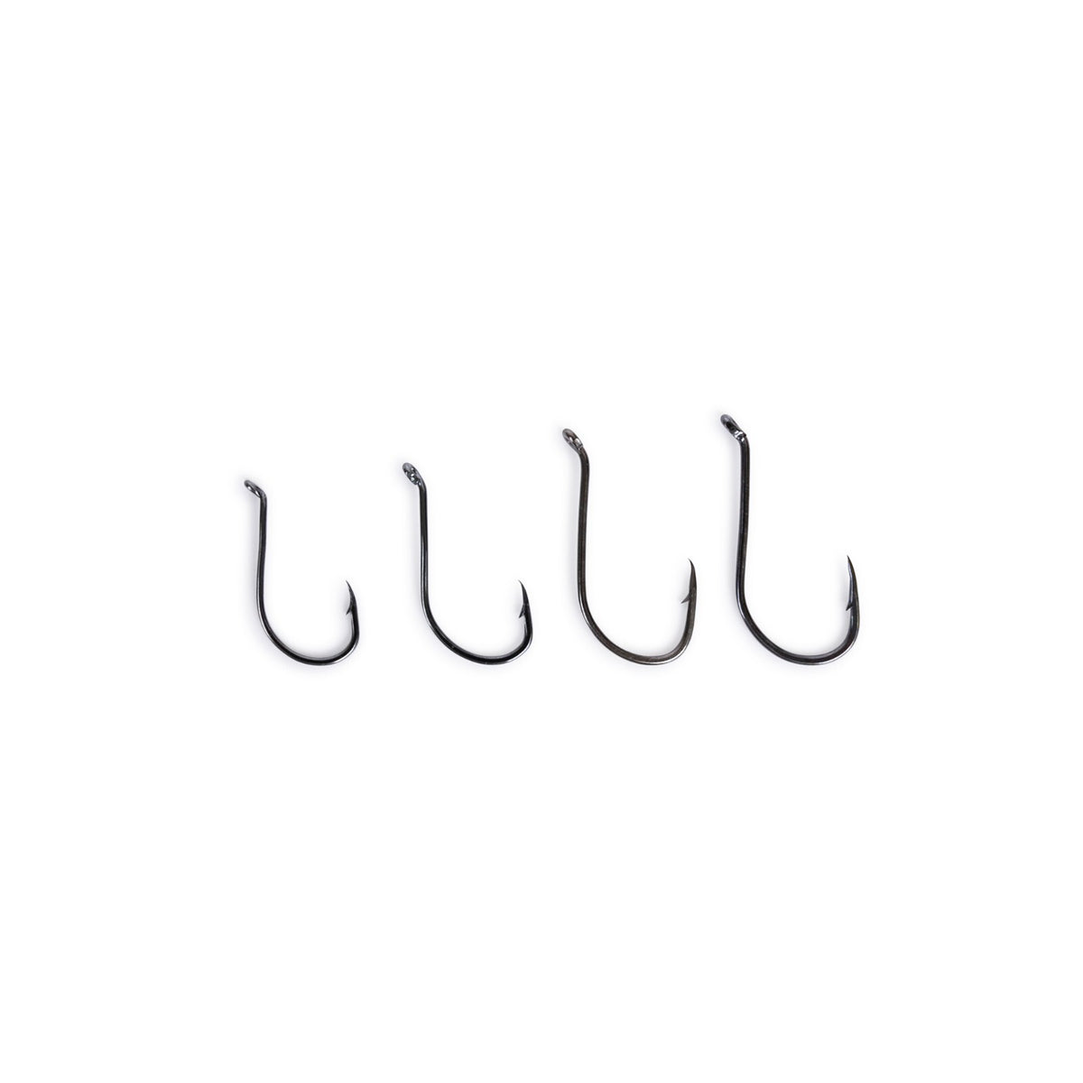100 Pack Saltwater and Freshwater Fishing Hooks - Size 2/0 Inline Octopus