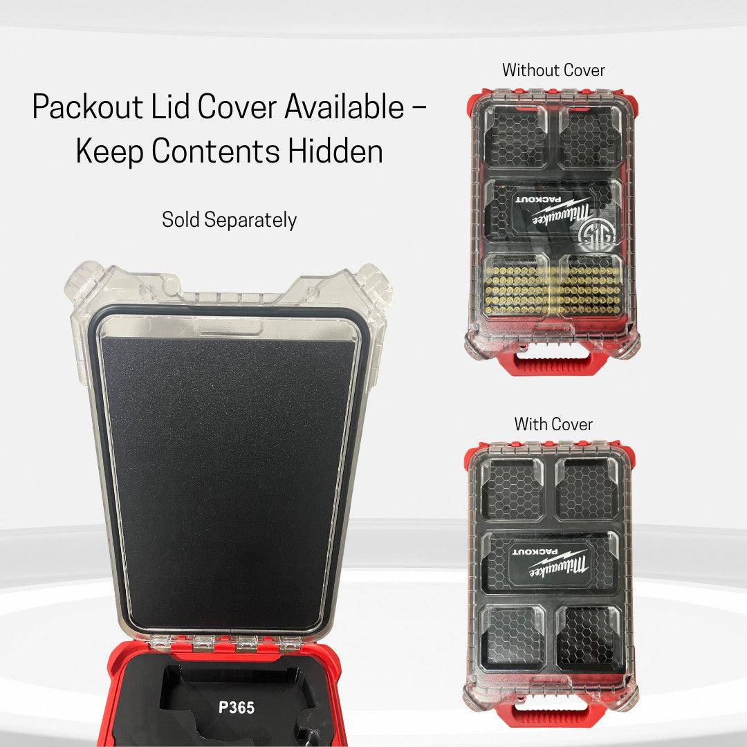 Gun Storage Insert for Smith & Wesson M&P9 Shield X with Optic - Milwaukee Packout Compatible