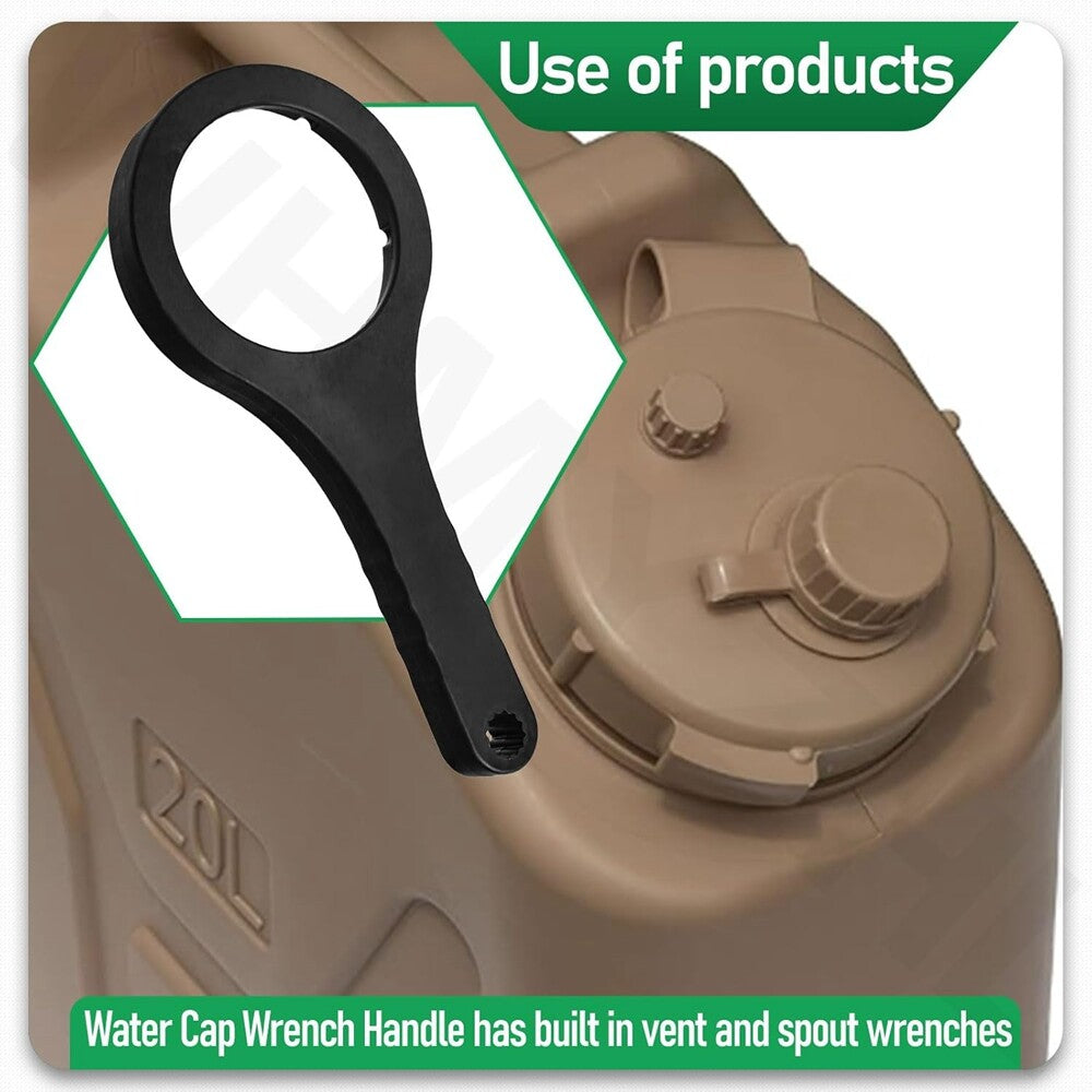Water Cap Wrench for Military Water Cans 20L 10L 2.5Gal Scepter Skilcraft