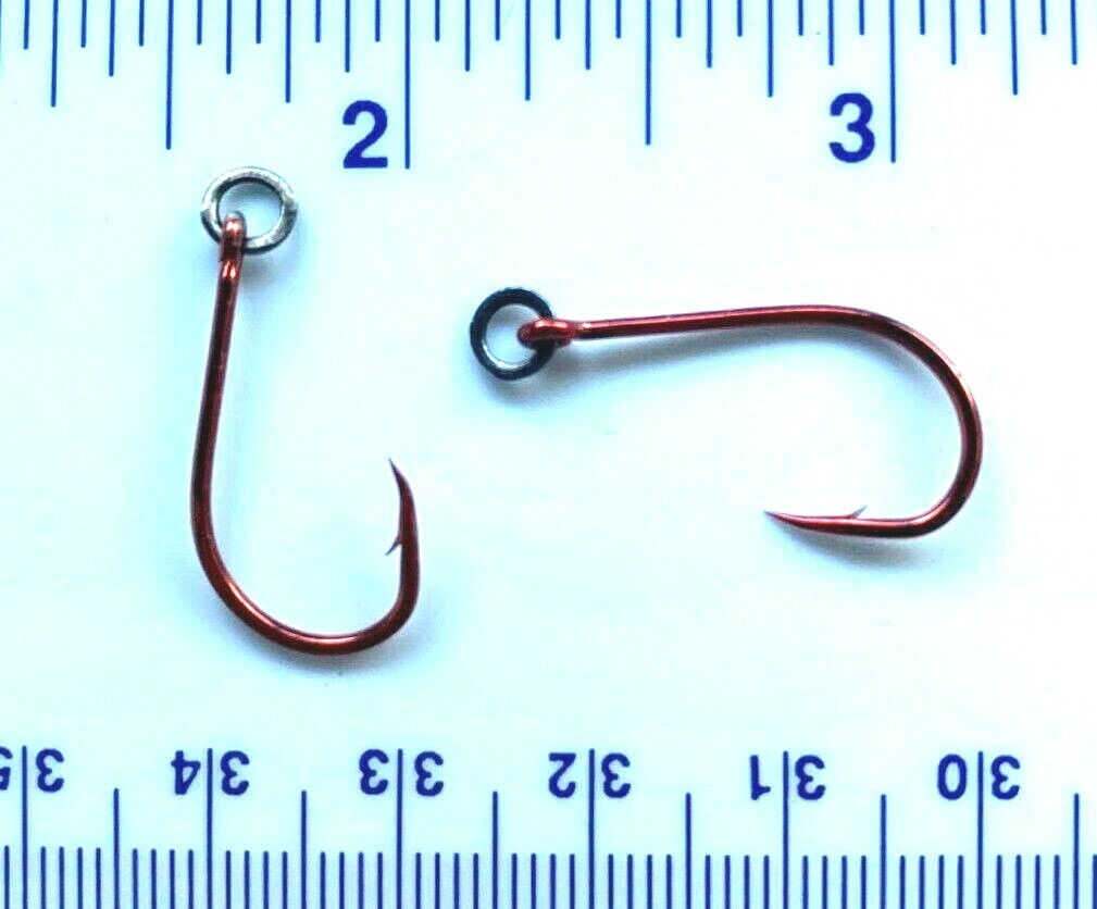 Matzuo R127061 Red Ringed Octopus Live Bait Fish Hooks Size 2 - Pack of 100