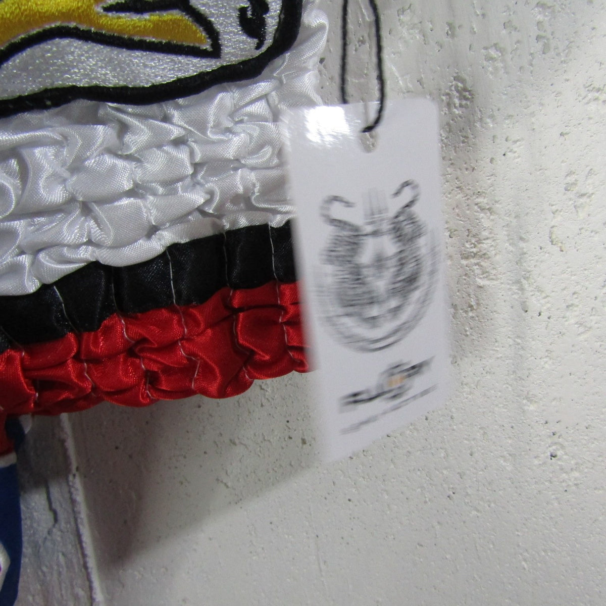 Muay Thai Boxing Shorts White Red Blue Star Kickboxing MMA Training XS