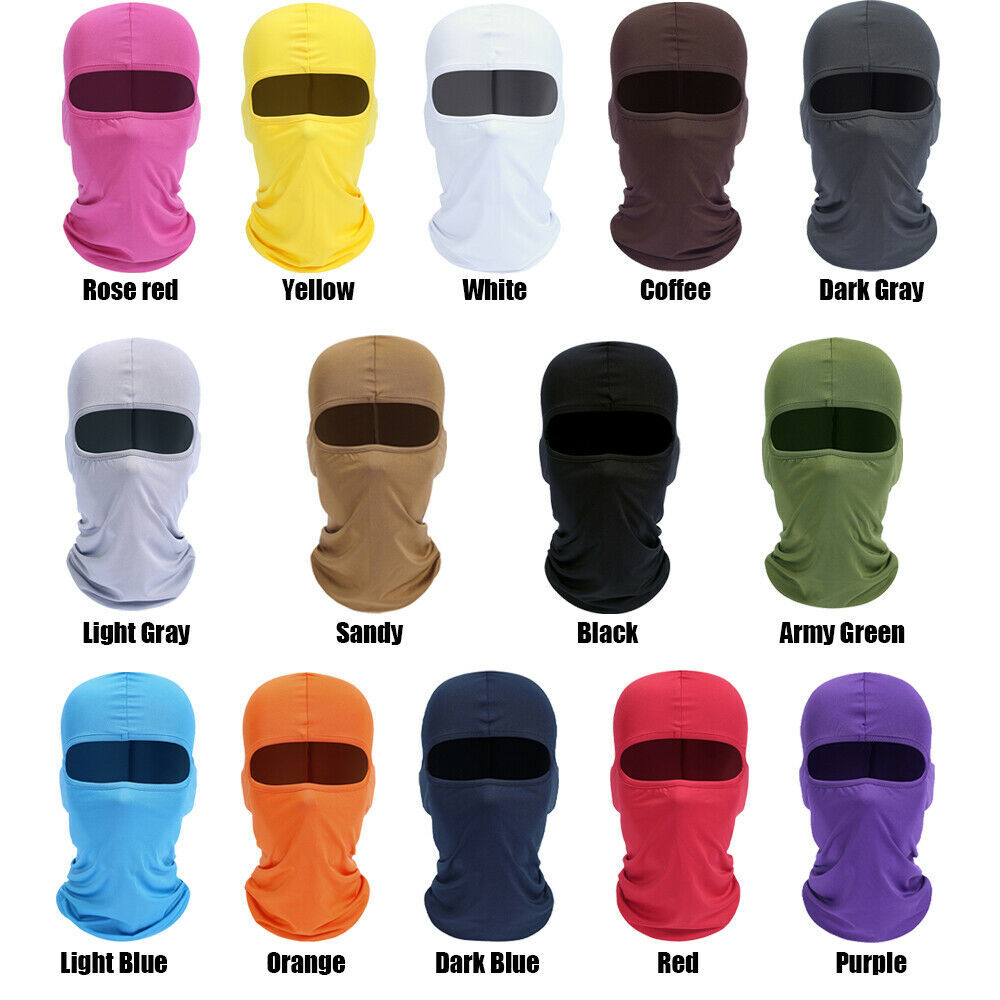 Full Face Balaclava Mask for Men Women UV Sun Wind Cold Ski Cycling Outdoor