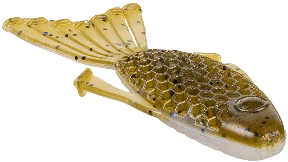 Salt-Infused Soft Plastic Creature Bait 4 Inch for Bass Fishing