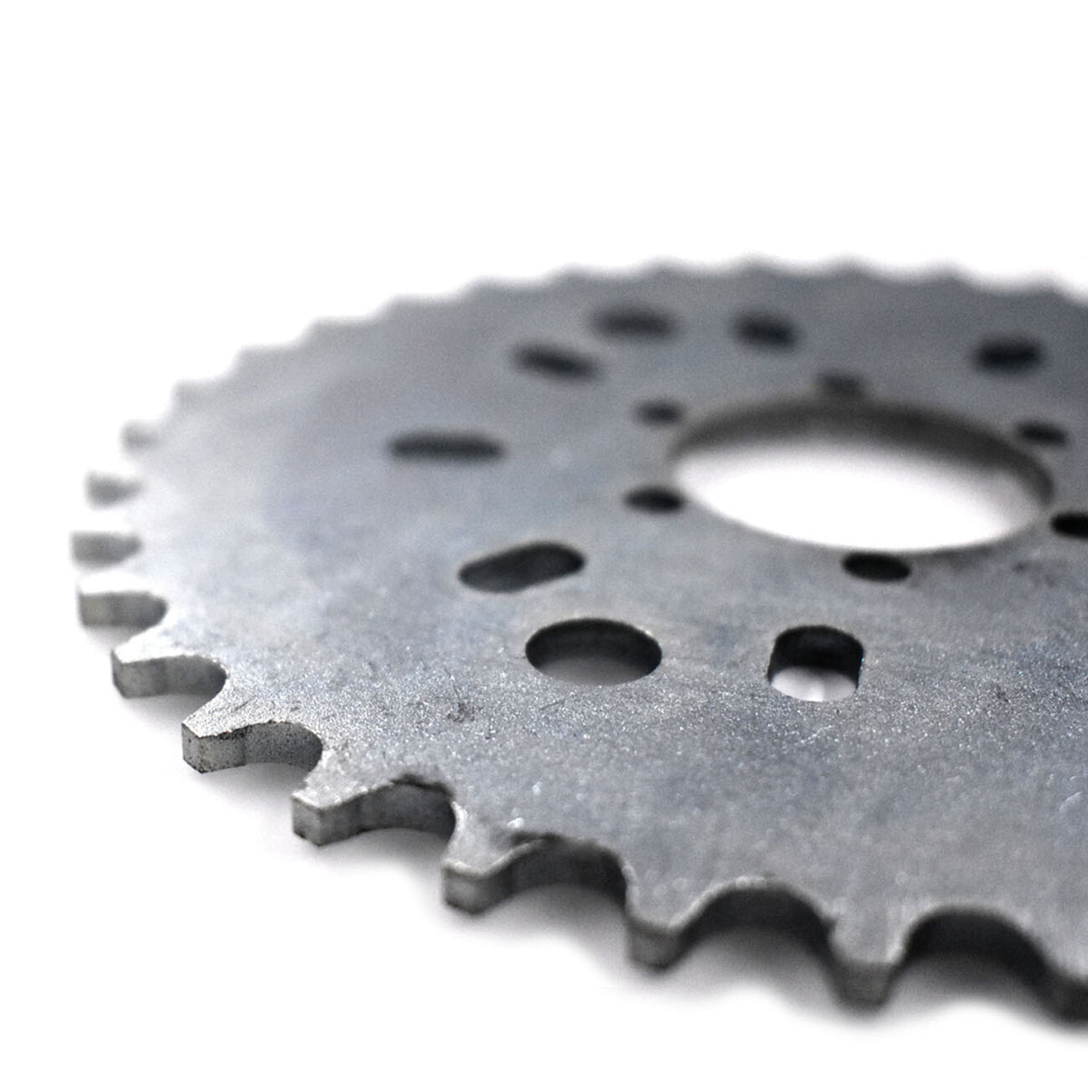 Motorized Bicycle Sprocket Adapter Kit for 1" or 1.5" Hub - Silver CNC Fit 49cc-80cc