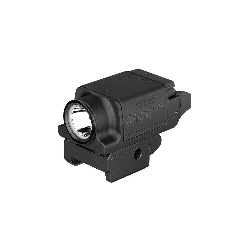 Rechargeable LED Flashlight with Mount for Rifles and Micro-Compact Guns