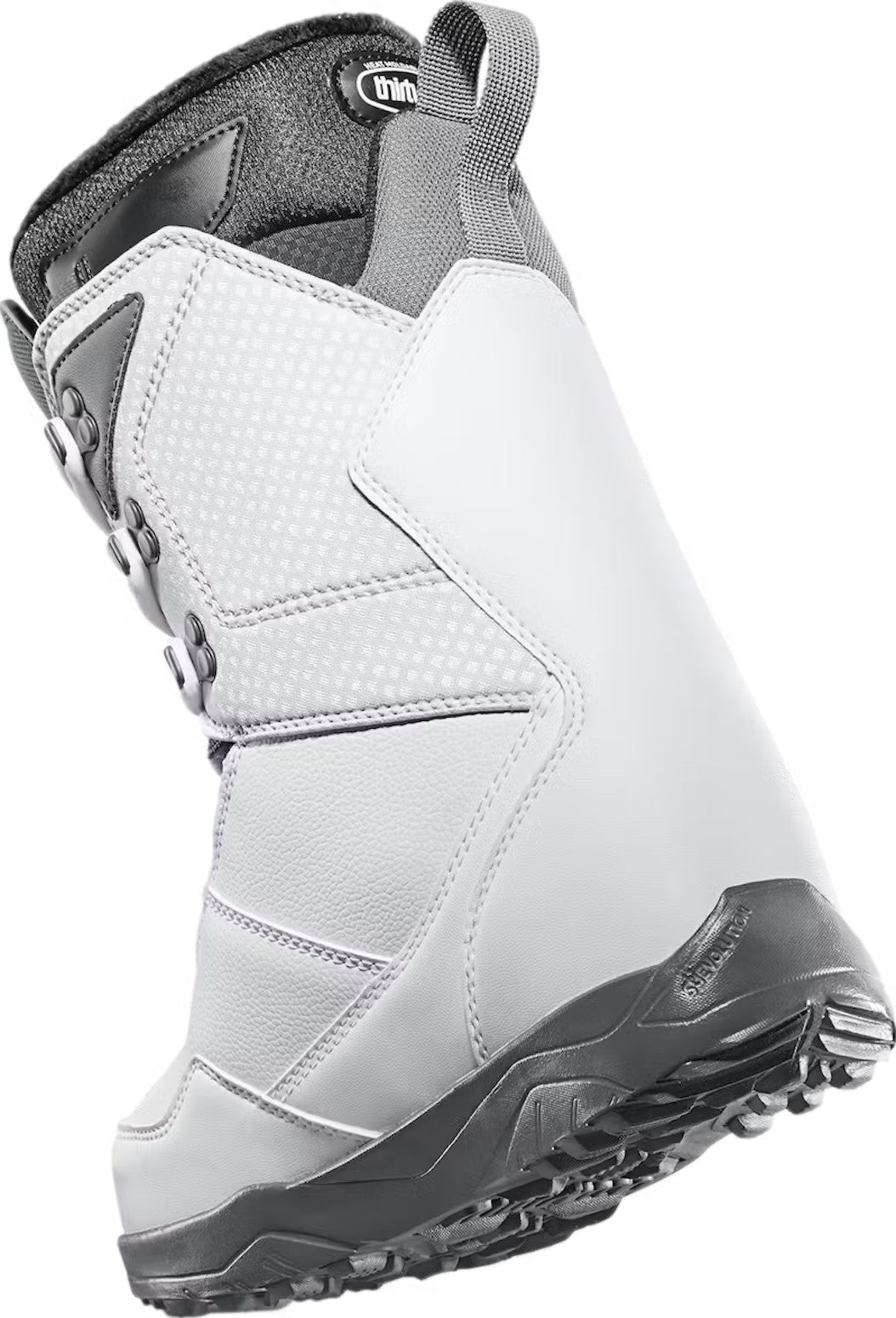 Women’s Snowboard Boots 9.5 White Grey Soft Flex Freestyle Beginner