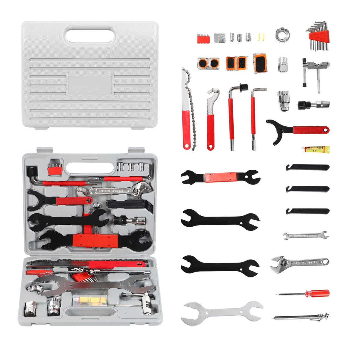 44-Piece Bike Repair Tool Kit Set for Bicycle Maintenance and Cycling