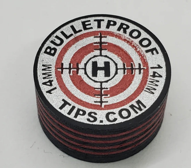 Pool Cue Tip 14mm A.I.M. 11-Layer Accuracy Improving Multi-Layer Tip