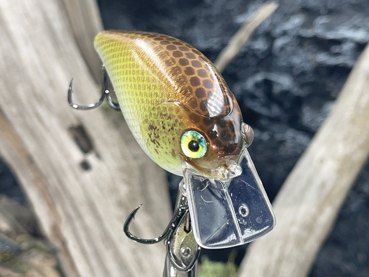 3.15 Inch Square Bill Crankbait - Custom Copper Color Fishing Lure