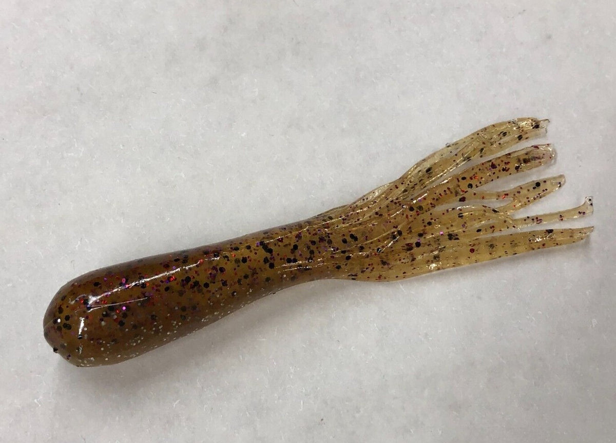Dipped Soft Plastic Bass Tubes 4-inch, 20 Pack Fishing Lures - Multiple Colors